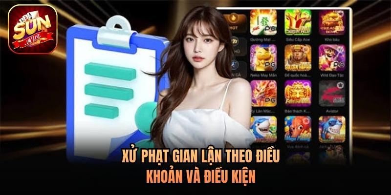 Xử phạt gian lận theo điều khoản và điều kiện Xử phạt gian lận theo điều khoản và điều kiện